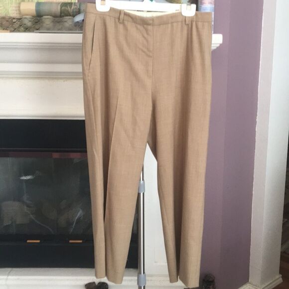 Max Mara Italian seasonless wool cropped trousers VTG - Picture 2 of 8